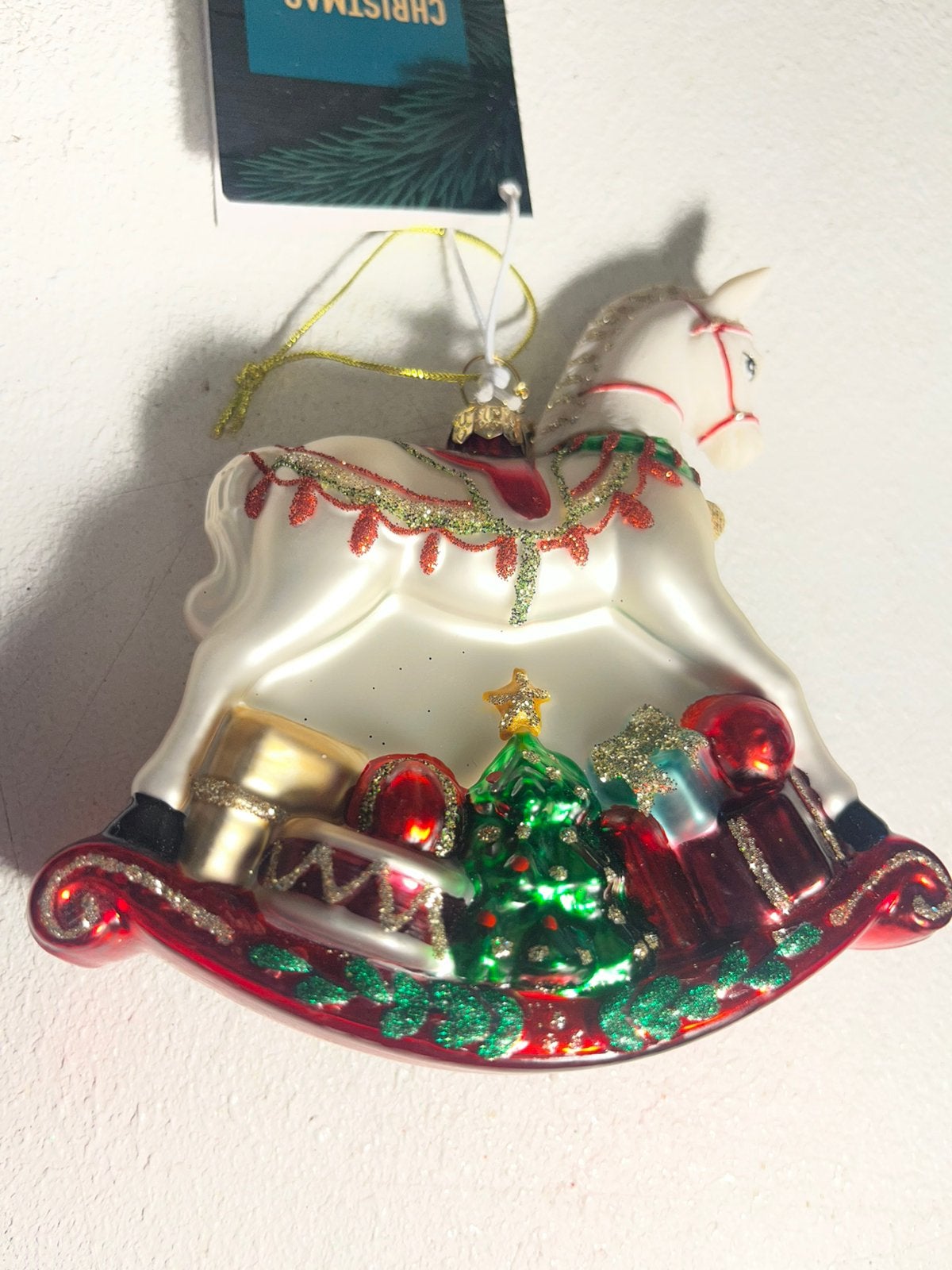 Kerst glas ornament, Ophalen of Verzenden, Nieuw