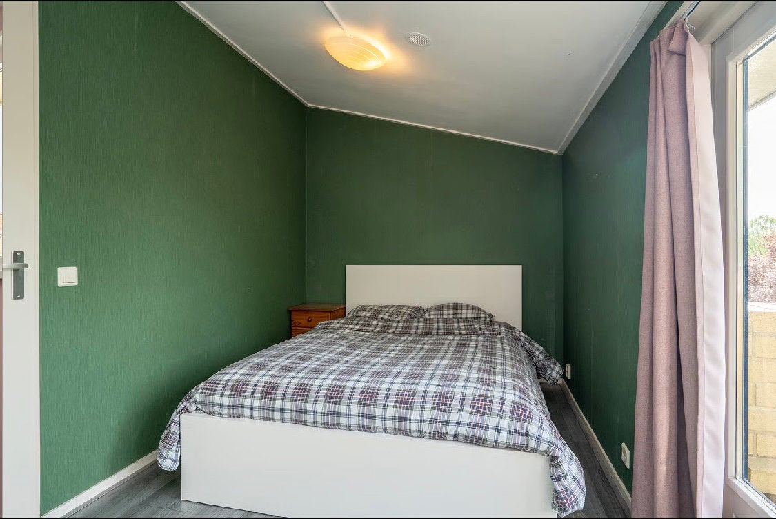 140x200 bed, Huis en Inrichting, Ophalen, Gebruikt, Wit, Tweepersoons