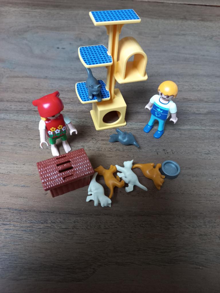 Playmobil 4347 - Krabpaal met poezen, Kinderen en Baby's, Speelgoed | Playmobil, Ophalen of Verzenden, Zo goed als nieuw, Complete set