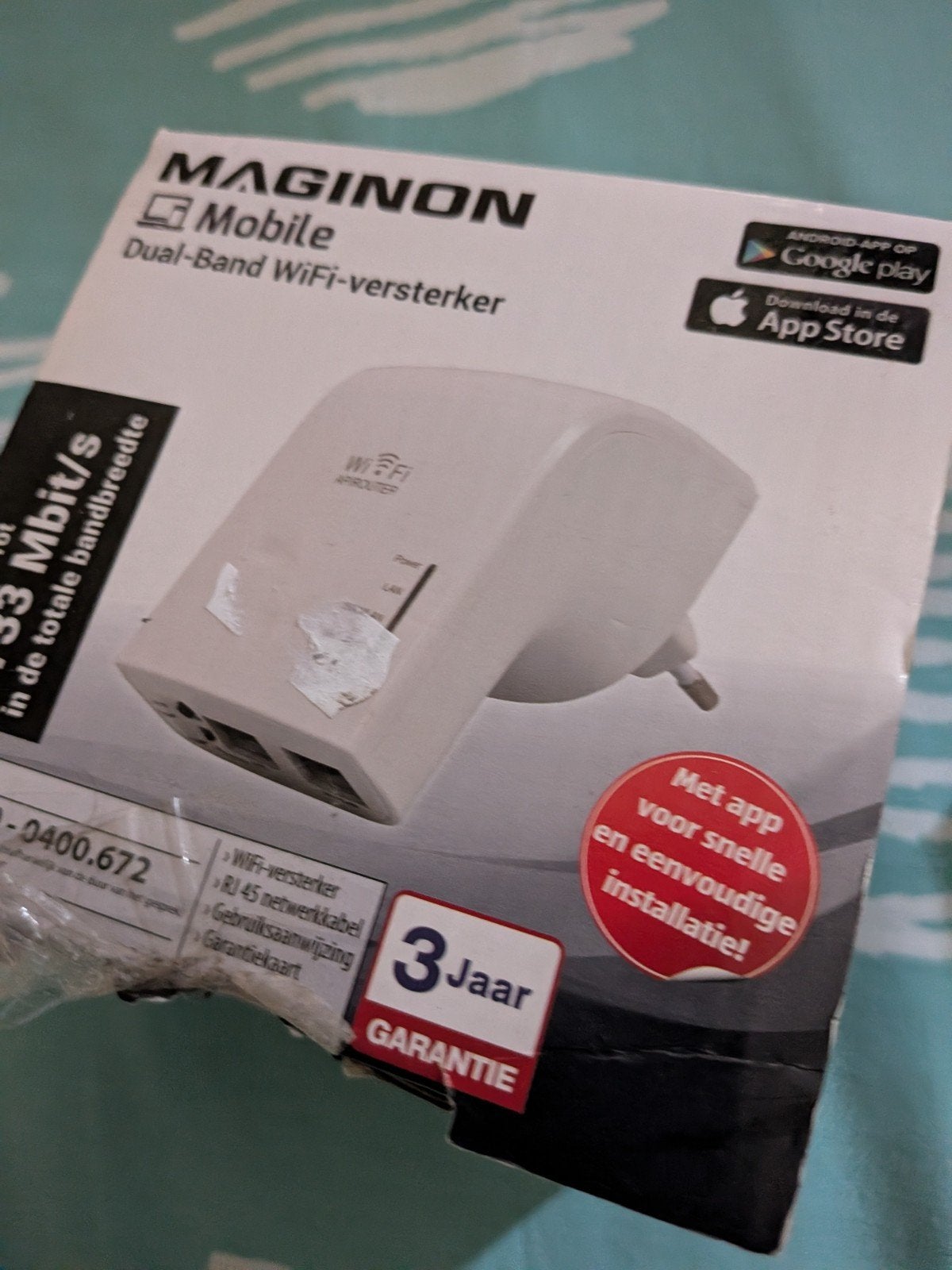 Maginon Mobile Dual-Band WiFi-versterker, Ophalen of Verzenden, Nieuw, Maginon