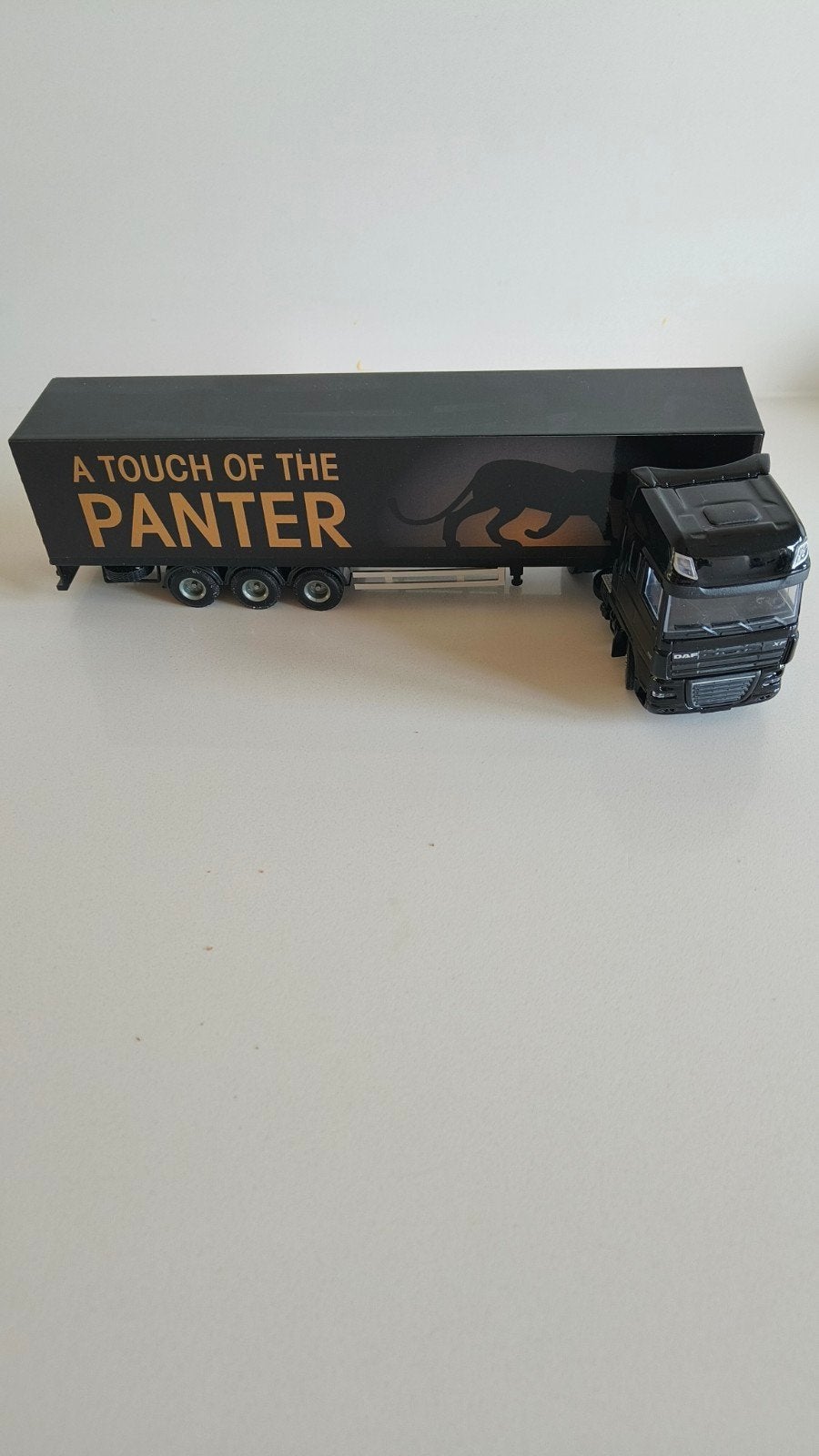 Lion Toys Daf XF Panter, Ophalen of Verzenden, Zo goed als nieuw, Bus of Vrachtwagen, Lion Toys