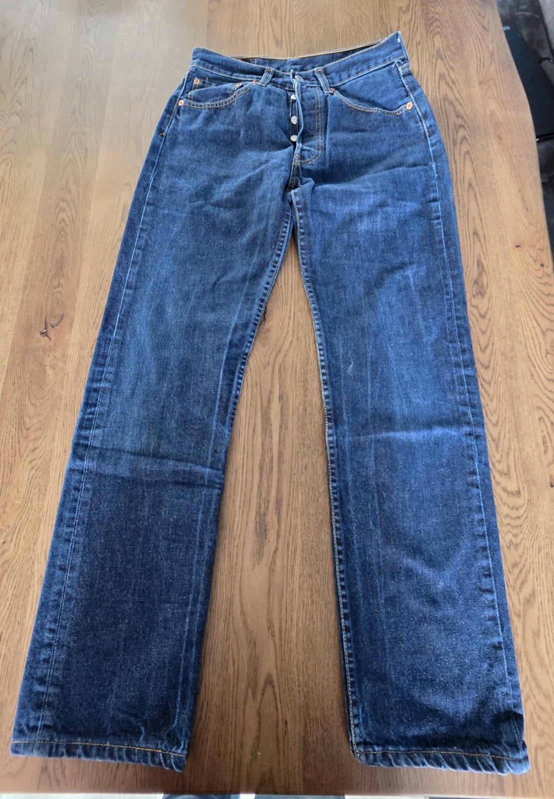 Levi's 501 Jeans W31 L32 - Donkerblauw, Levi's, Ophalen of Verzenden, Gedragen, Blauw