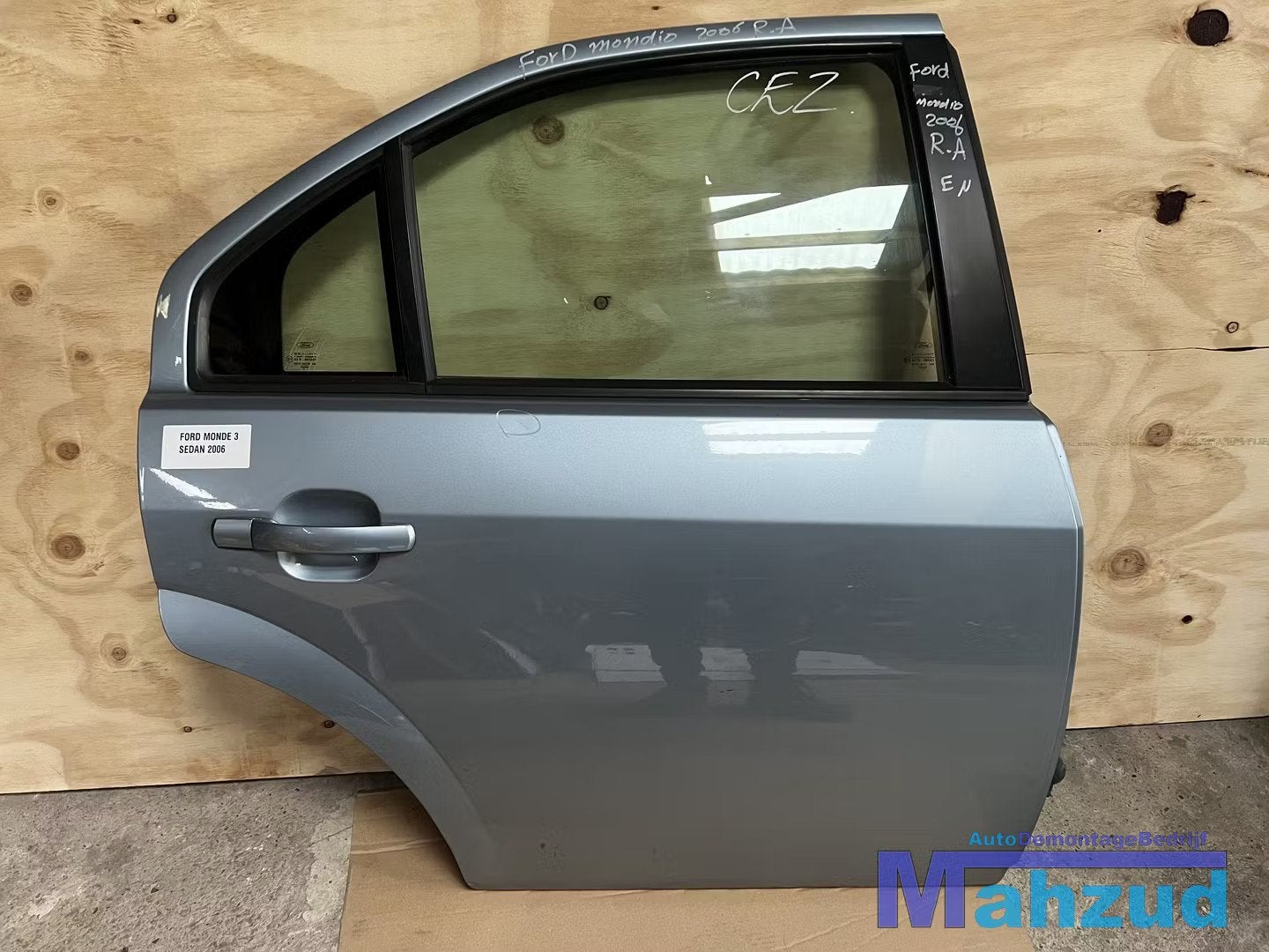 FORD MONDEO 3 blauw rechts achter deur portier 2000-2007, Gebruikt, Deur, Info@ford.com, Achter