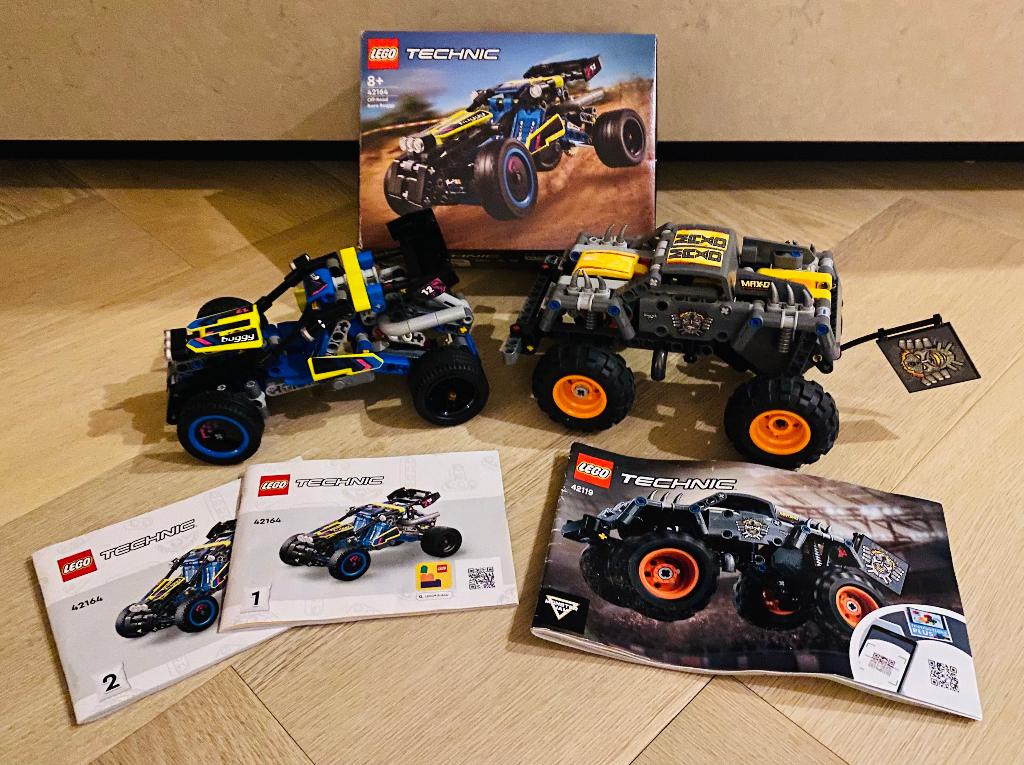 Lego technic 42119 monster jam en 42164 offroad racebuddy, Kinderen en Baby's, Speelgoed | Duplo en Lego, Ophalen of Verzenden