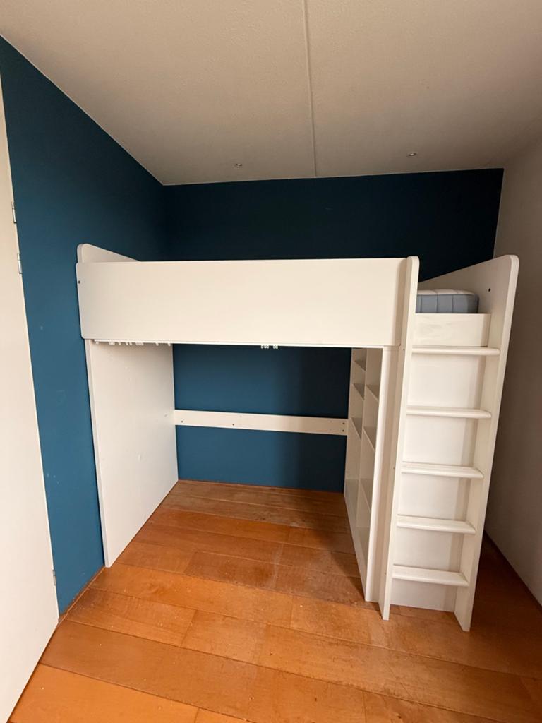 IKEA SMÅSTAD
Onderstel hoogslaper/opberg, wit, 90x200 cm, Ophalen, Rechthoekig