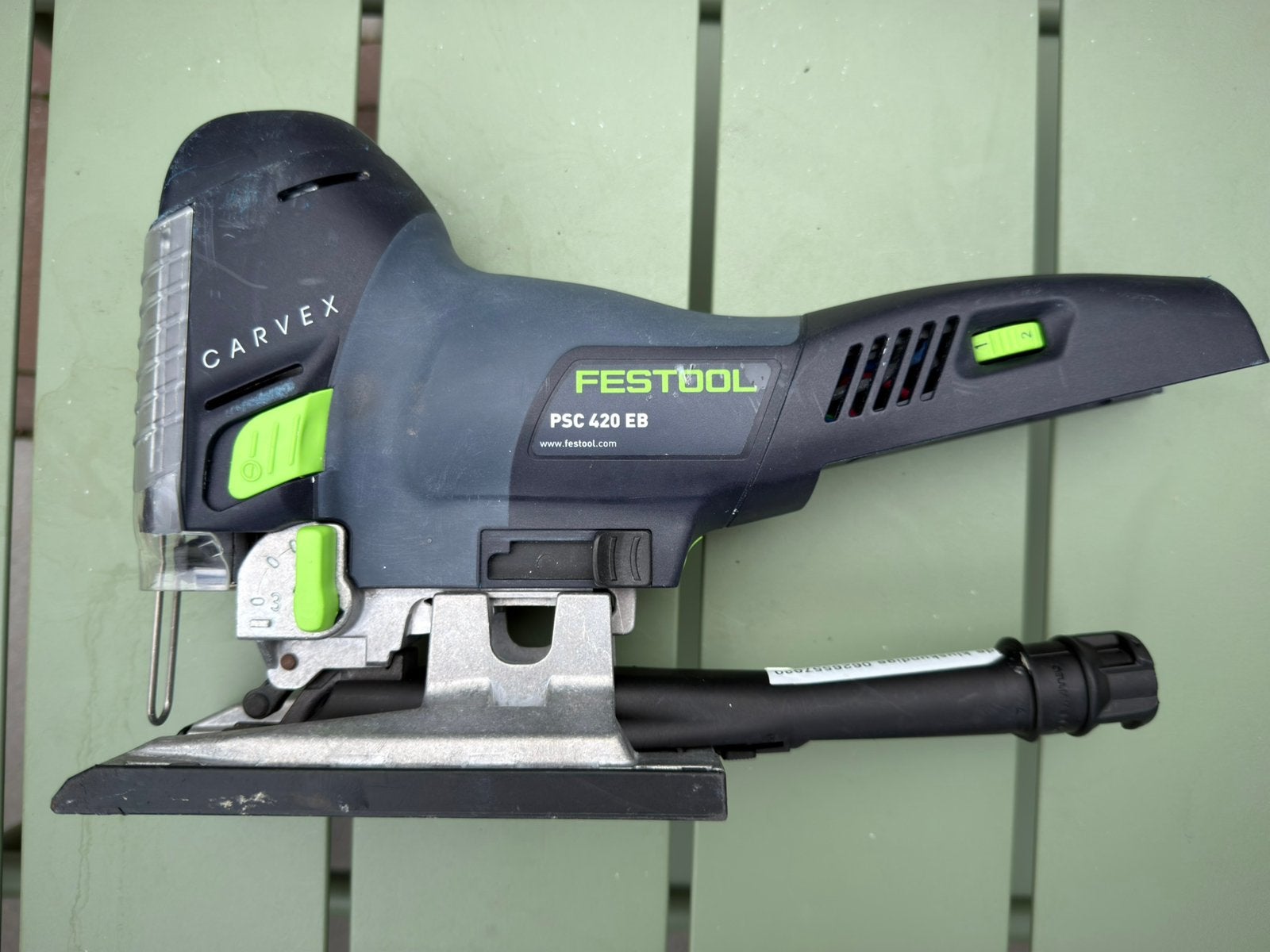 Festool PSC 420 EB decoupeerzaag + Systainer 3 carvex, Decoupeerzaag, Ophalen of Verzenden, Zo goed als nieuw, 30 tot 70 mm