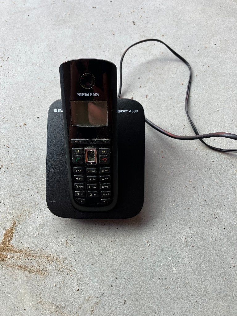 Siemens Dect Telefoon (Gigaset A580), Telecommunicatie, Ophalen of Verzenden, Zo goed als nieuw, 1 handset, Stralingsarm