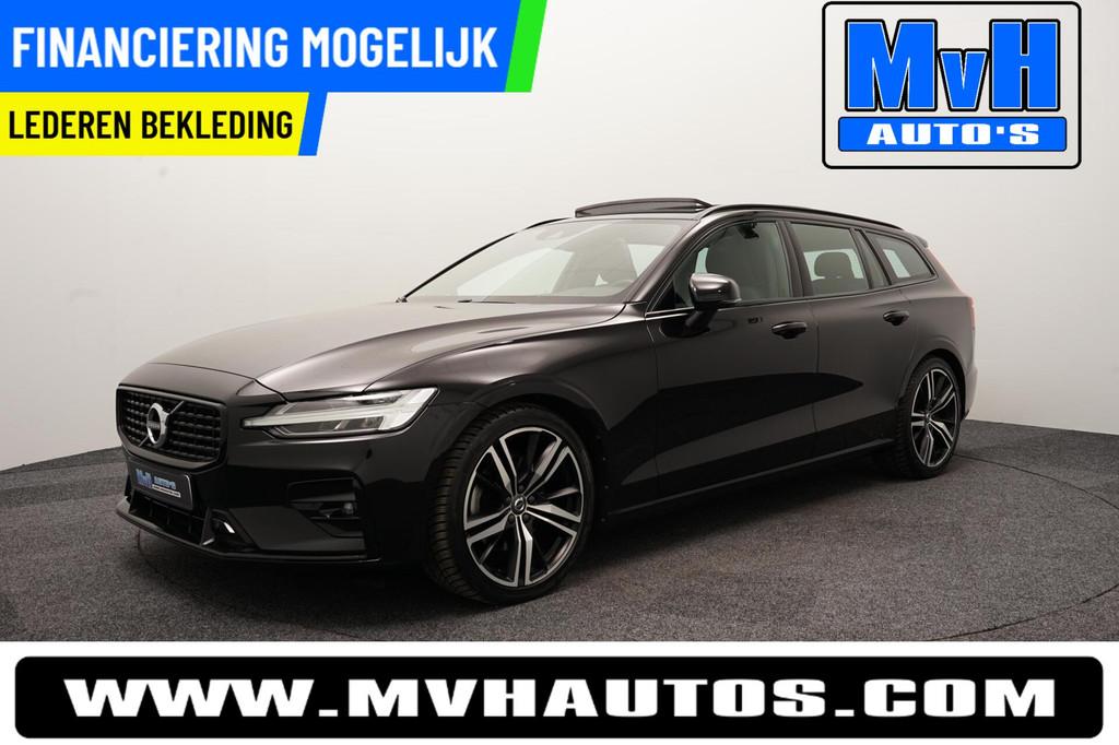 Volvo V60 2.0 B3 R-Design|PANO|STOEL/STUUR.VERW|AUTO.PILOT, 15 km/l, Euro 6, 4 cilinders, Leder en Stof