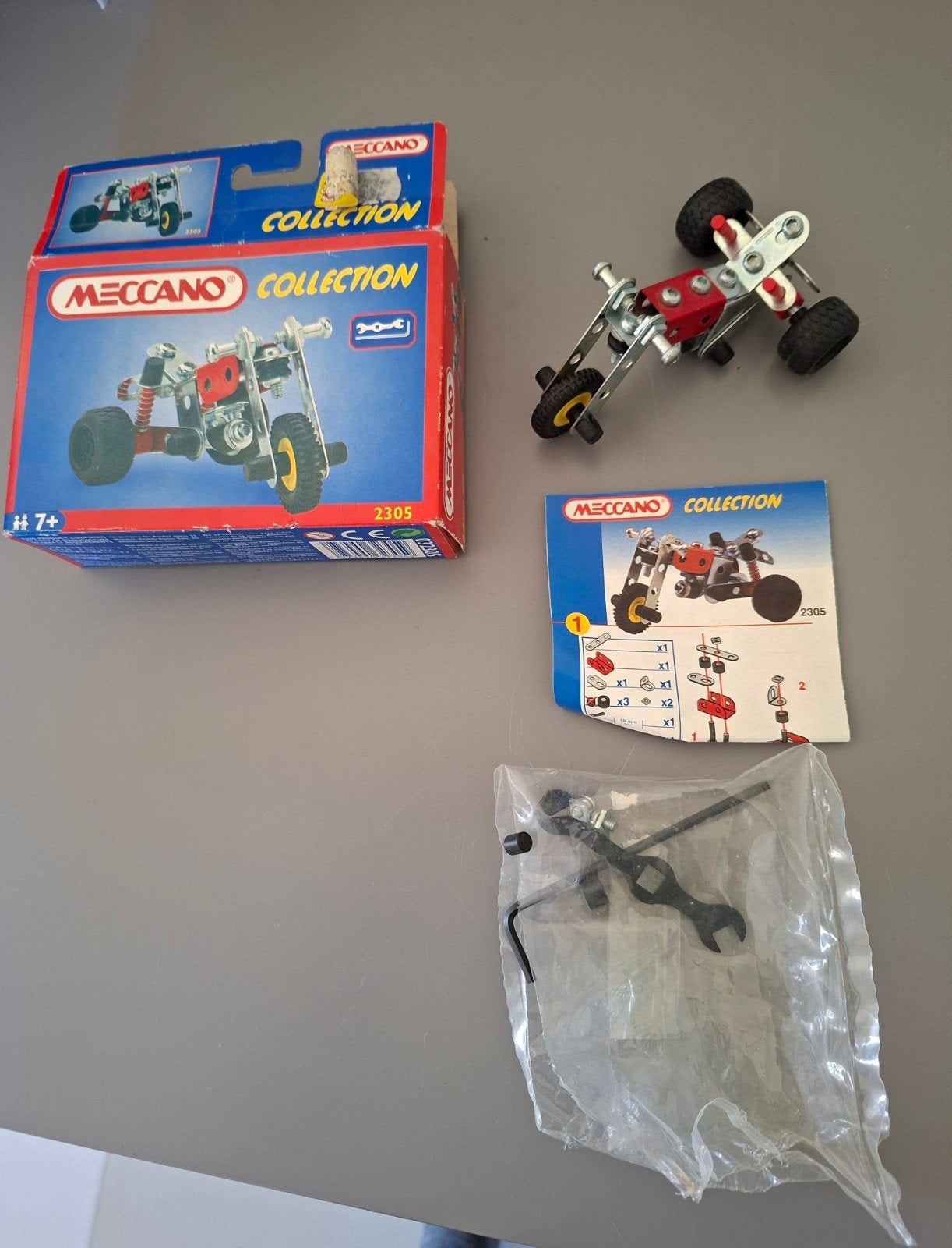 Meccano Collection 2305 - Motorfiets Bouwpakket, Ophalen of Verzenden, Gebruikt, Overige typen, Overige merken