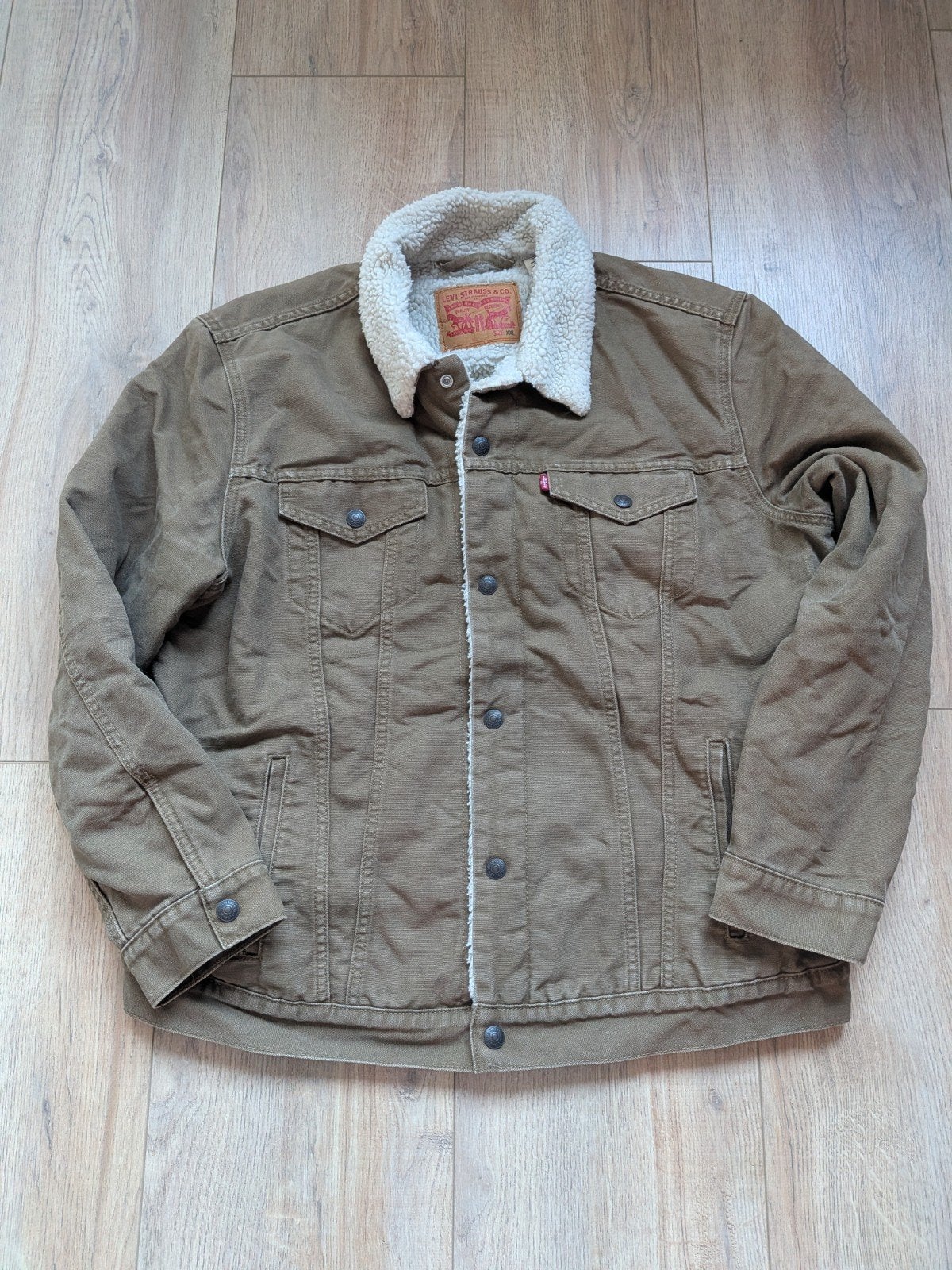 Levi's Strauss & Co Jas - Maat XXL, Bruin, Overige maten, Ophalen of Verzenden, Zo goed als nieuw