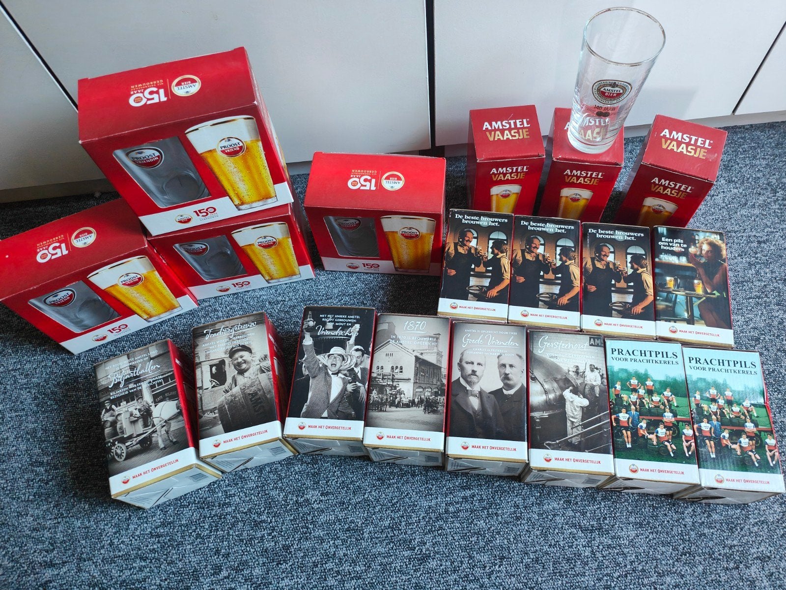 Amstel Bierglazen - Diverse Collectie, Ophalen of Verzenden, Nieuw, Glas of Glazen, Amstel