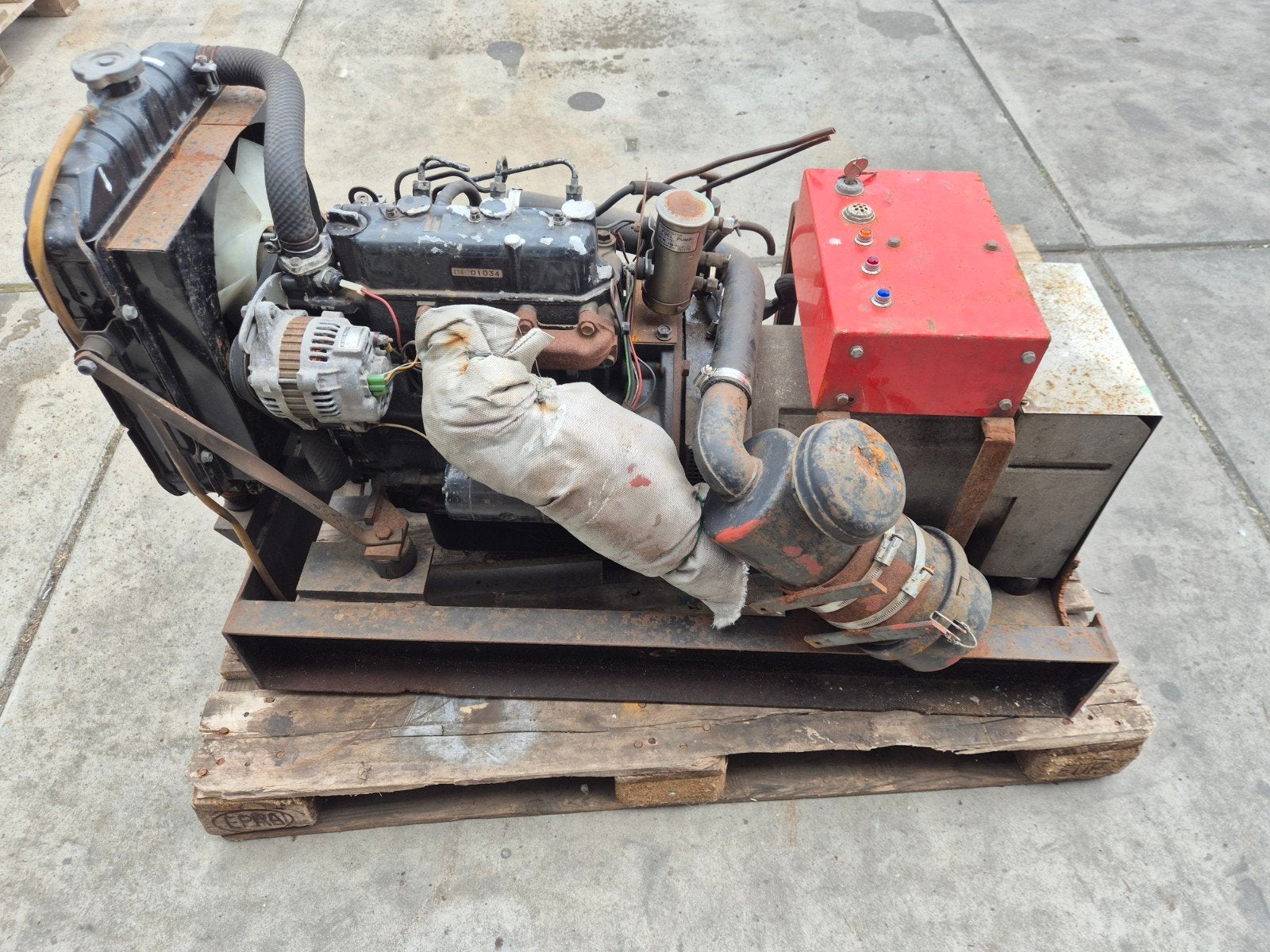 Mitsubishi L3A 11 kva aggregaat, Ophalen of Verzenden, Dieselolie