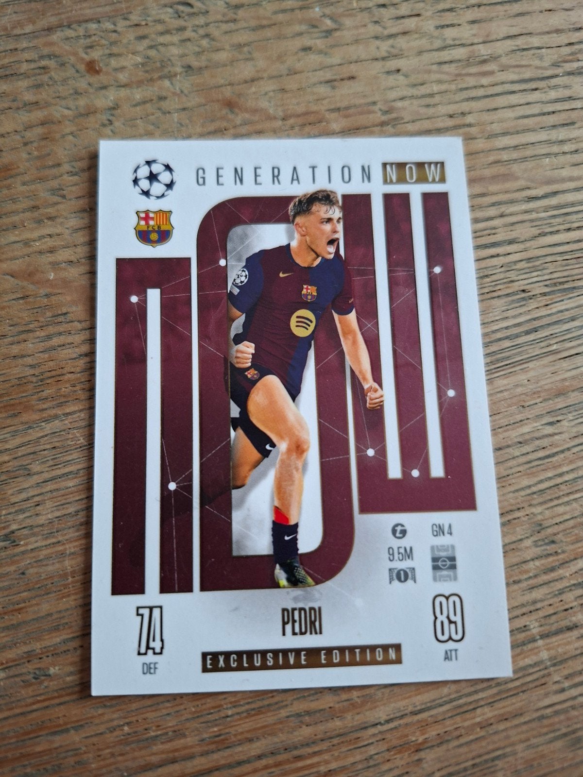 Pedri Spelerskaart - Generation Now Exclusive Edition, Ophalen of Verzenden