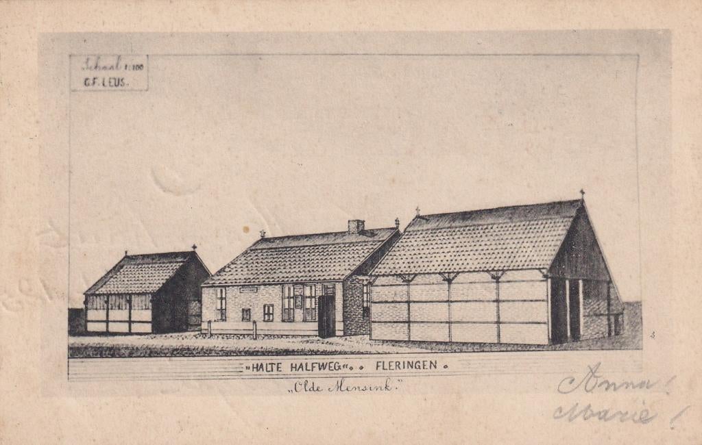 Fleringen, Tubbergen, 1900., Verzenden, Voor 1920, Gelopen, Overijssel