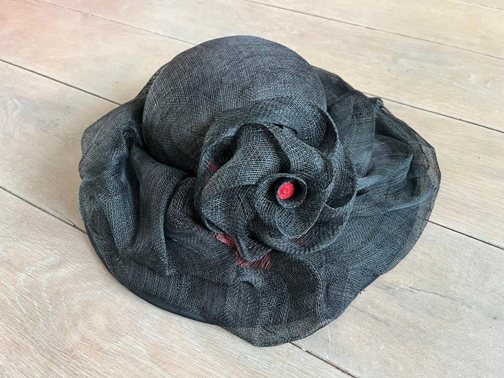 Chique donkergrijze hoed Coustilleres JC France bruiloft, Kleding | Dames, Hoeden en Petten, Zo goed als nieuw, Hoed, One size fits all