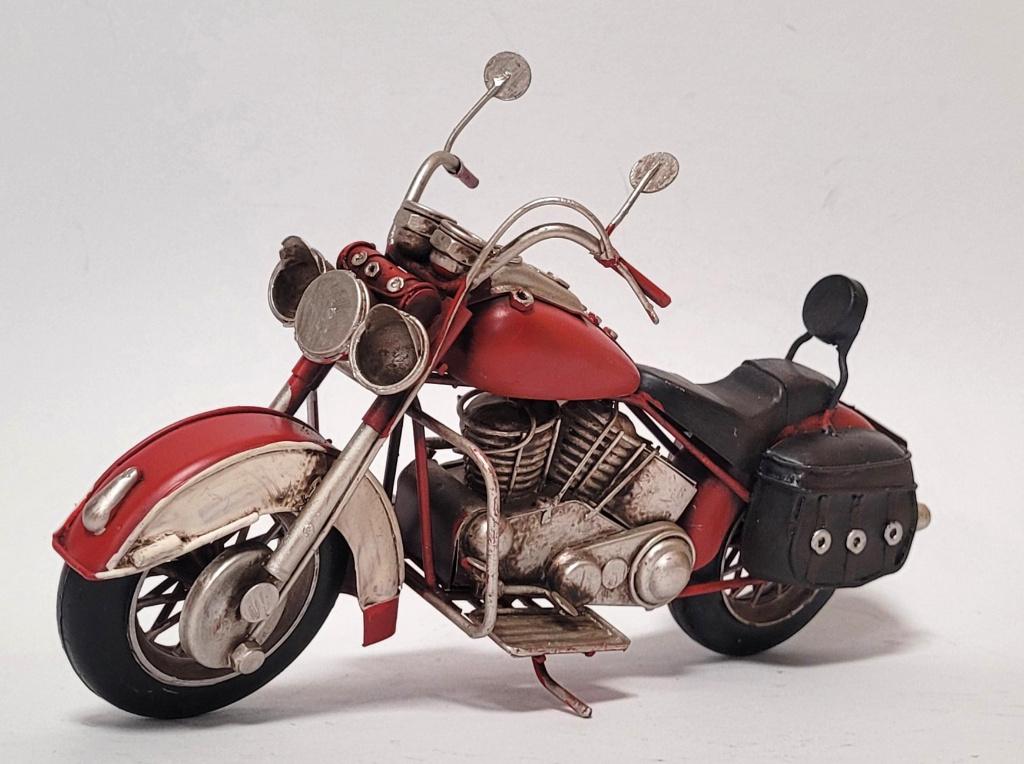 Motor rood motorcycle metalen model blikken miniatuur deco, Huis en Inrichting, Woonaccessoires | Wanddecoraties, Nieuw, Ophalen of Verzenden
