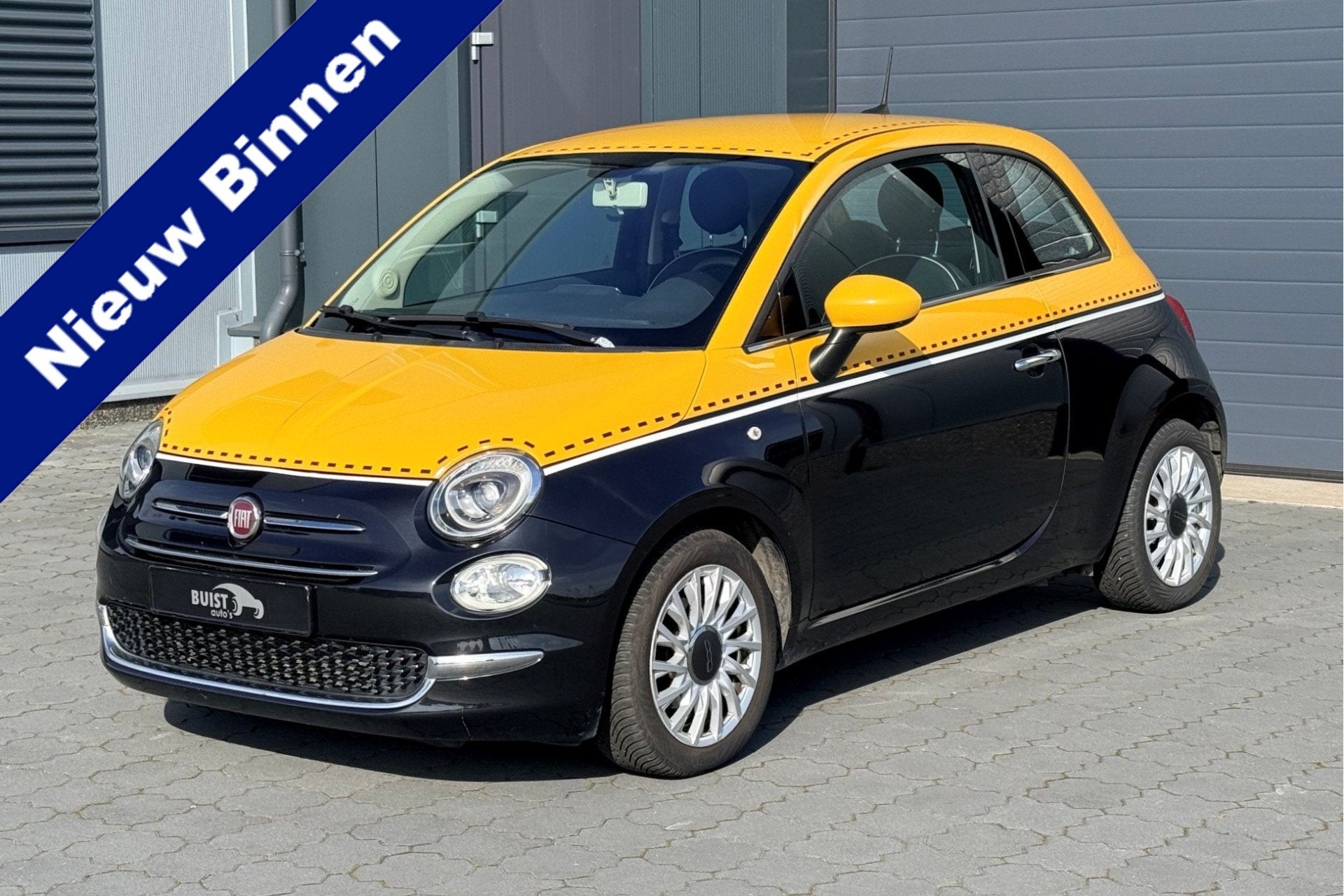 Fiat 500 0.9 TwinAir Turbo Lounge PANO NAVI LMV (bj 2015), Voorwielaandrijving, Dealer onderhouden, Stof, Gebruikt