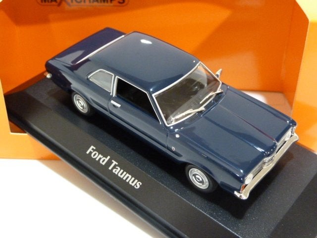 Maxichamps Minichamps Ford Taunus 1970 Blauw 1:43 940081302, Ophalen of Verzenden, Nieuw, Auto, MiniChamps
