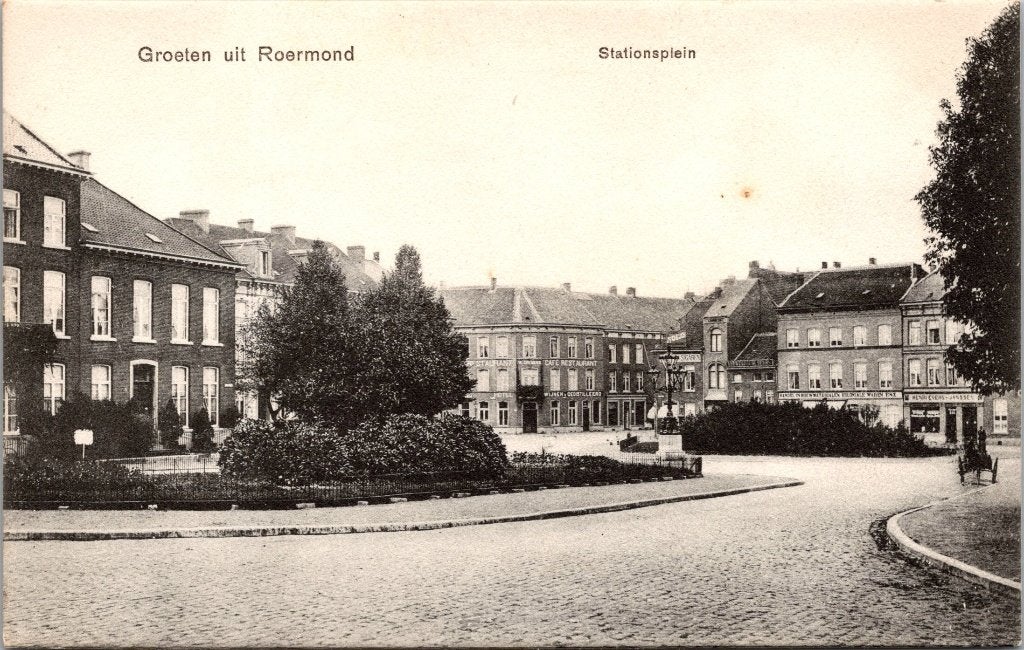 Roermond - 8 antieke ansichtkaarten, Verzamelen, Ansichtkaarten | Nederland, Verzenden, Voor 1920, Gelopen, Limburg