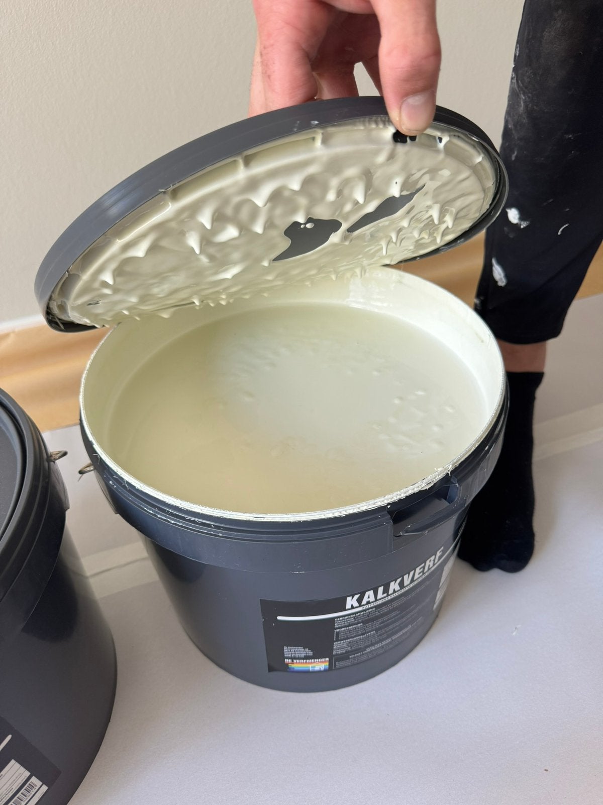 NIEUW matte kalkverf creme, Ophalen, Overige kleuren, 5 tot 10 liter, Nieuw