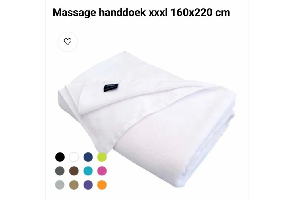 Massage handoek XXXL 160x220, Ophalen, Nieuw, Overige typen