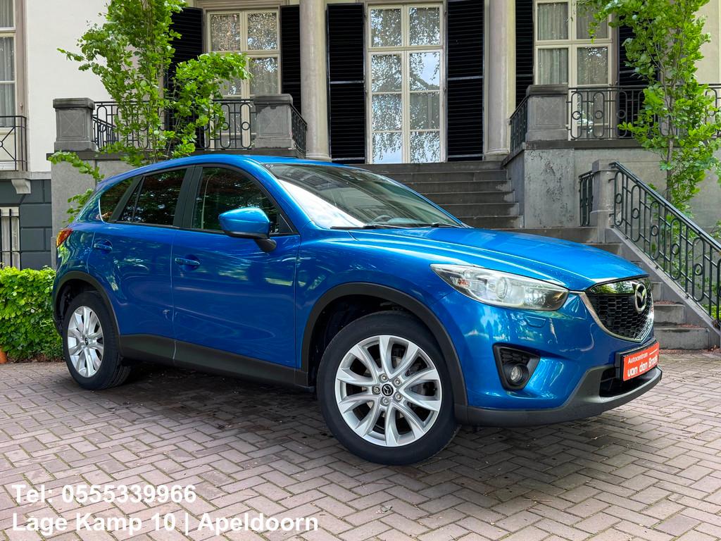 Mazda CX-5 2.0 GT-M Leder Camera Dealer Onderhouden 1E Eigen, Gebruikt, Zwart, 4 cilinders, Blauw