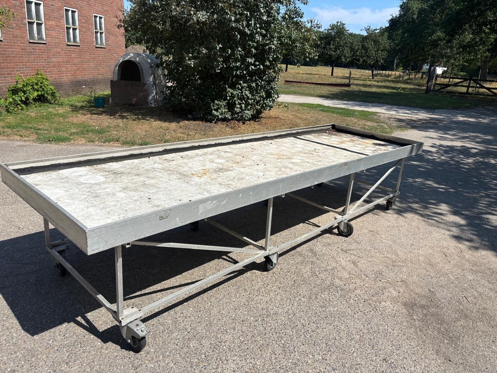aluminum kweek tafels, Tuin en Terras, Ophalen, Gebruikt, Kweektafel