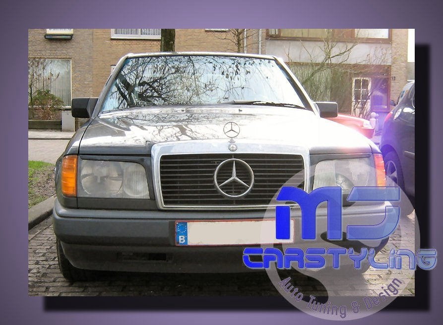 Mercedes E-Klasse W124 - Koplampspoilers, Ophalen of Verzenden, MJ-Carstyling, Info@mj-carstyling.net, Sibeliusstraat 81 5011JH Tilburg