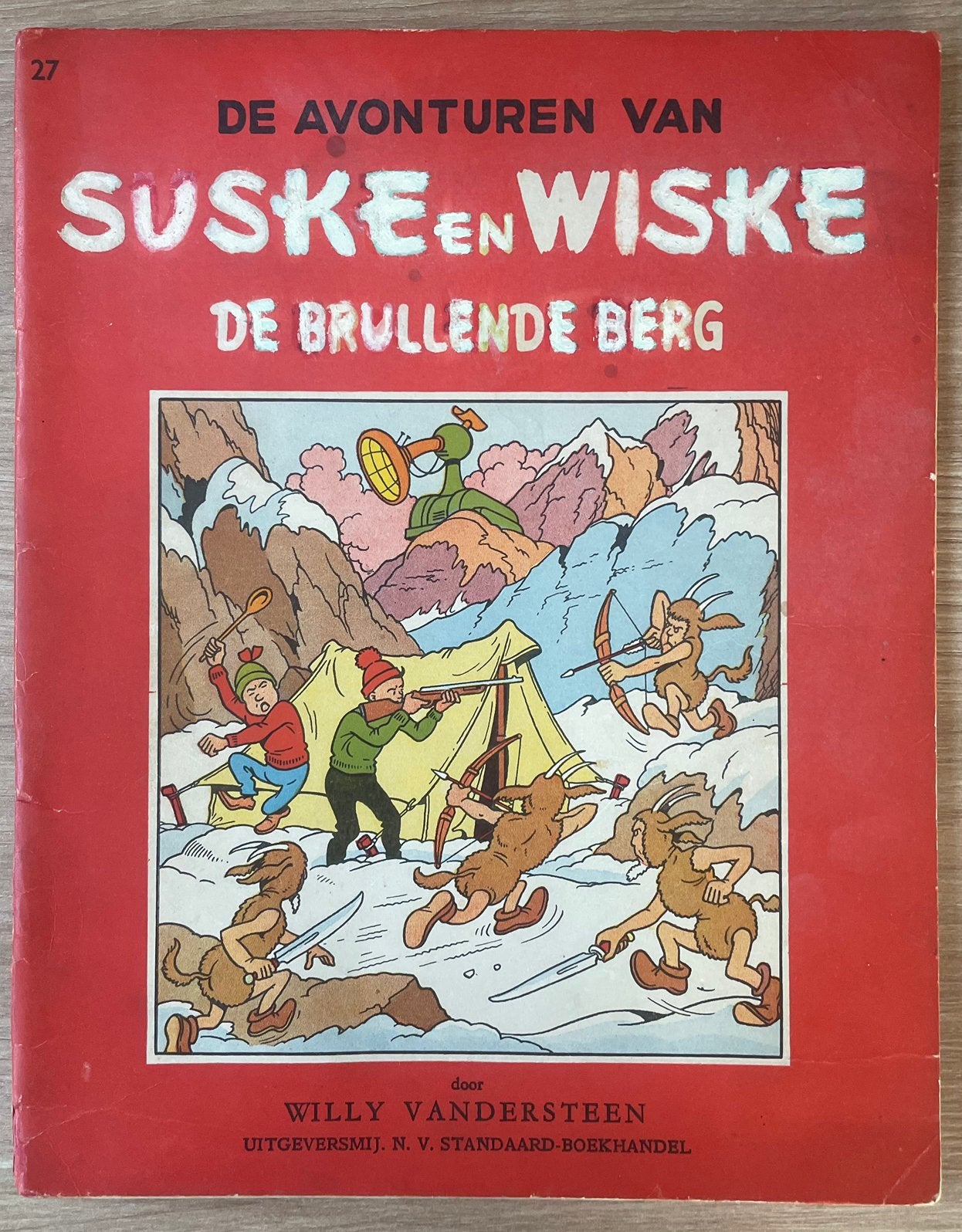 Suske en Wiske, de brullende berg, Ophalen of Verzenden, Zo goed als nieuw