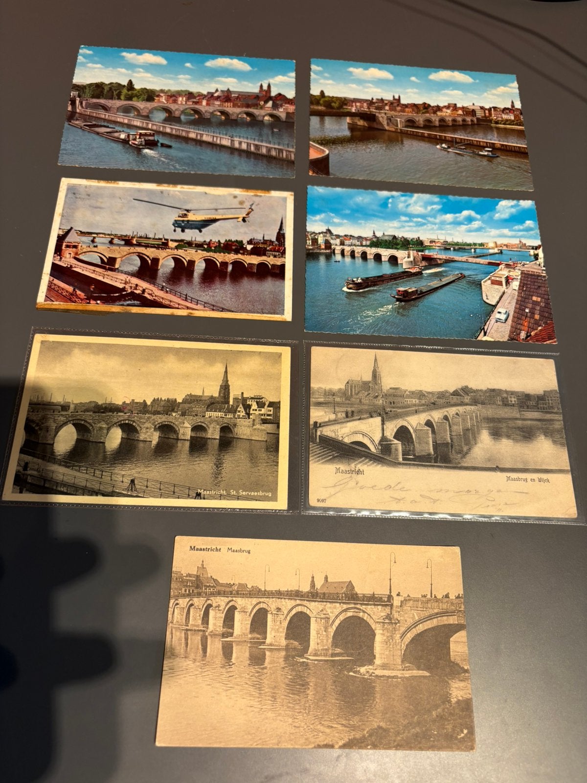 7 Oude Ansichtkaarten Maastricht – Sint Servaasbrug,Maasbrug, Verzenden, Voor 1920, Limburg
