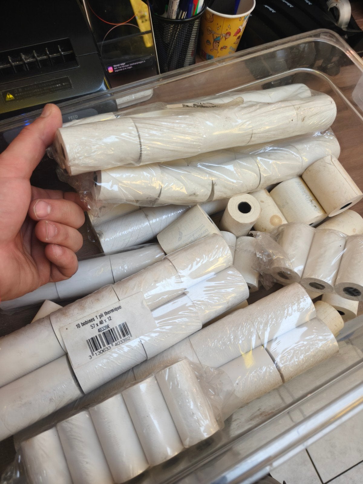 Diverse pin rollen!!, Ophalen