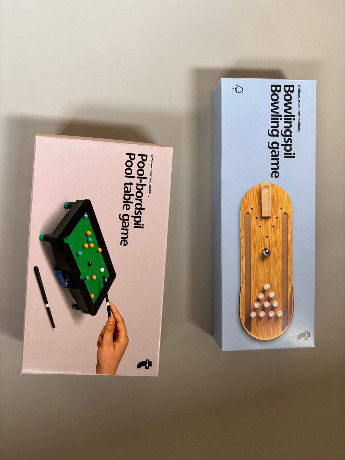 Mini Pool en Mini Bowlen Set - Compleet en Zo Goed als Nieuw, Een of twee spelers, Ophalen of Verzenden, Zo goed als nieuw, Reisspel