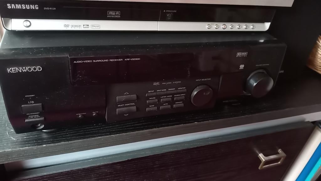 Kenwood 5.1 receiver model KRF-V5030D, Overige merken, Ophalen of Verzenden, Zo goed als nieuw, 120 watt of meer