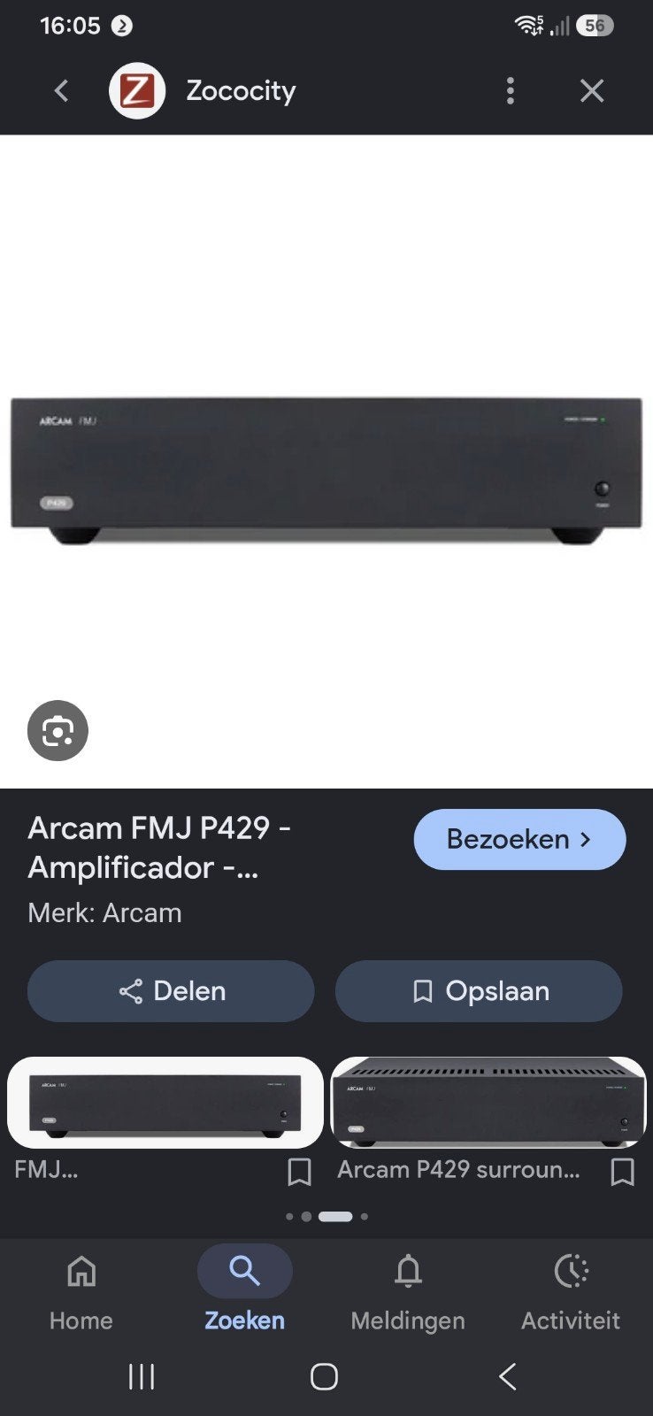 Arcam p429 4 kanaals eindversterker, Overige merken, Overige systemen, Ophalen of Verzenden, Zo goed als nieuw