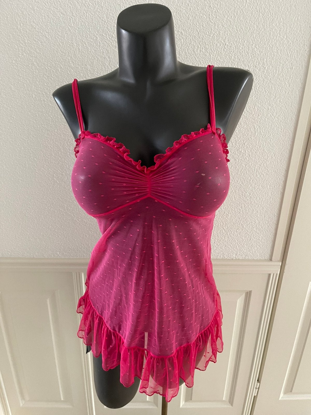 Andres sarda slipdress nachthemd maat m ( 36/38 ), Kleding | Dames, Verzenden, Roze, Nachtkleding