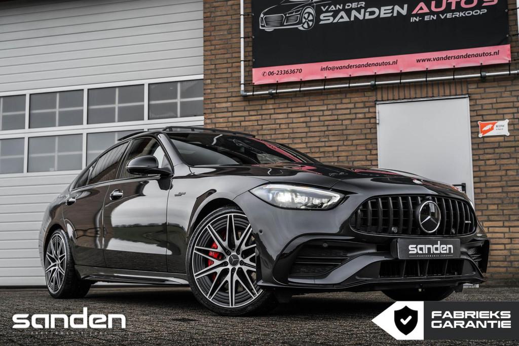 Mercedes C43 AMG 4MATIC|Pano|360|Burmester|Memory|AMGStyling, Automaat, 1800 kg, 4 cilinders, Automatische klimaatregeling