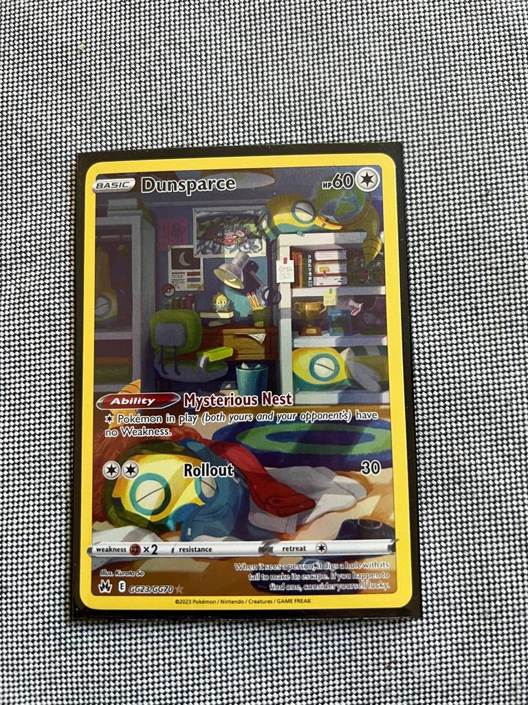 Dunsparce GG23/GG70 Pokémon Kaart - Zo goed als nieuw, Ophalen, Zo goed als nieuw, Losse kaart