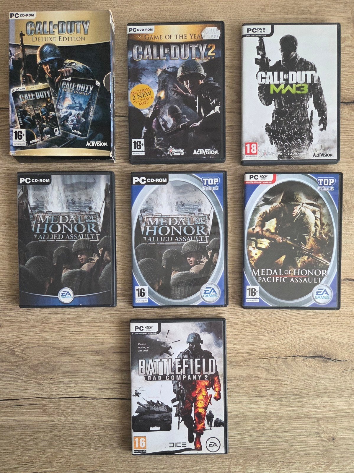 PC Oorlogsgames: Call of Duty, Medal of Honor, Battlefield, Ophalen of Verzenden, Zo goed als nieuw