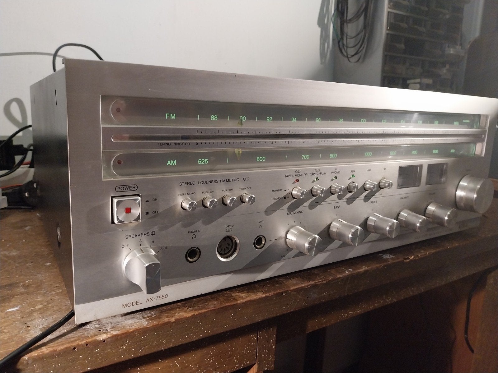 AIWA AX-7550 RECEIVER, Ophalen of Verzenden, Zo goed als nieuw, Overige merken