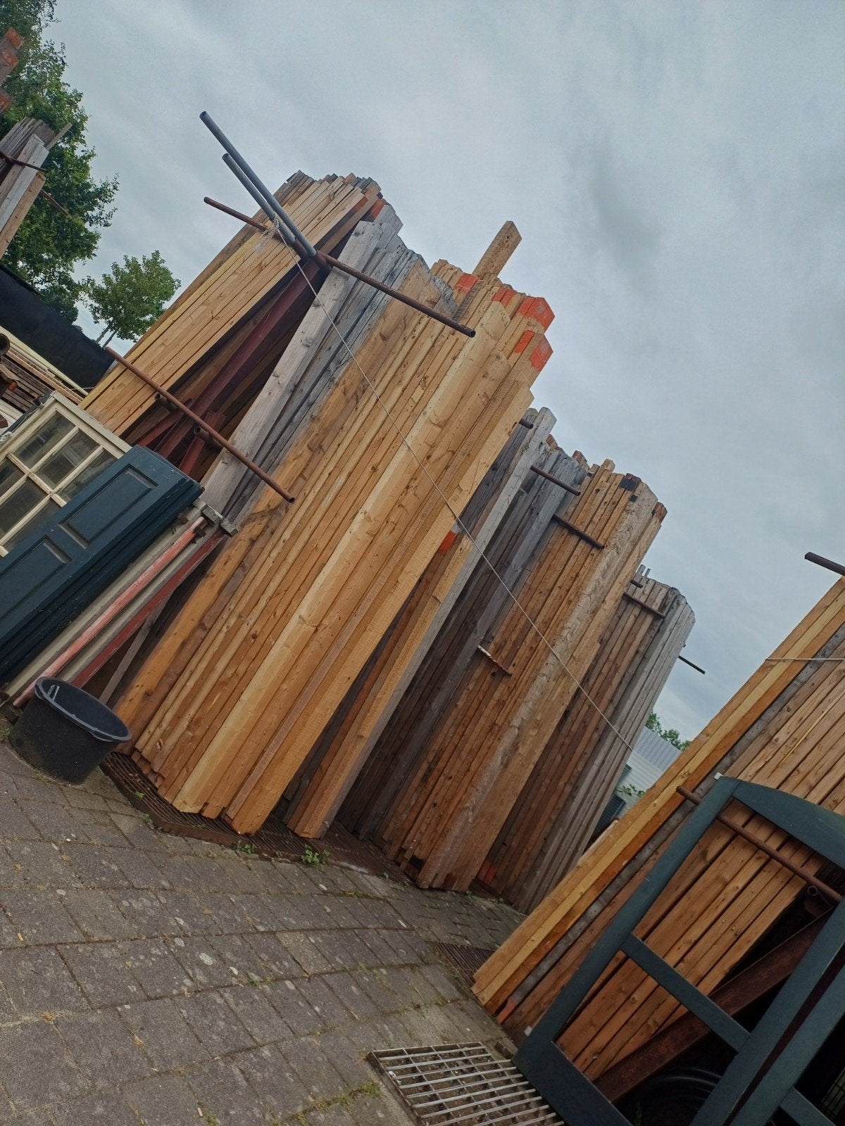 Balkhout / gordingen, Doe-het-zelf en Verbouw, Hout en Planken, Ophalen