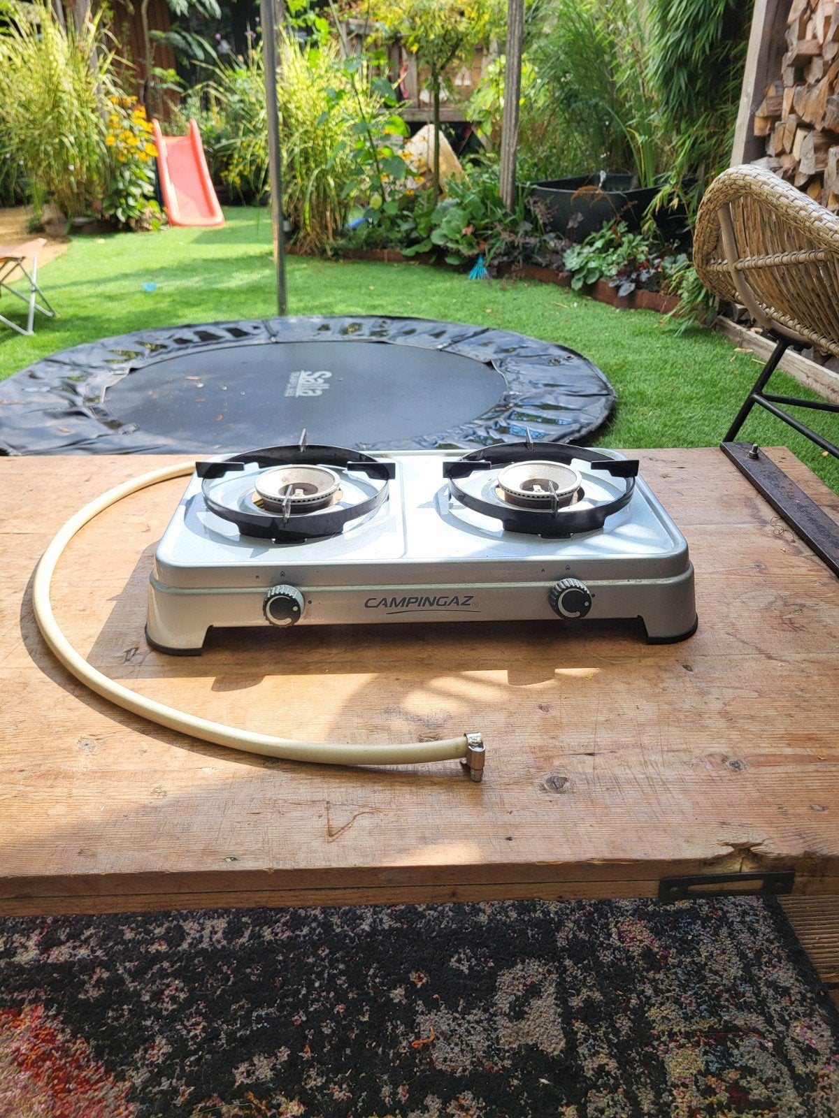 Kooktoestel gas Campingaz, Ophalen, Gebruikt