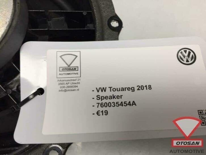 vw touareg 2018 speaker 760035454a, Gebruikt, Volkswagen, Volkswagen AG, Berliner Ring 2
38440  Wolfsburg, DE