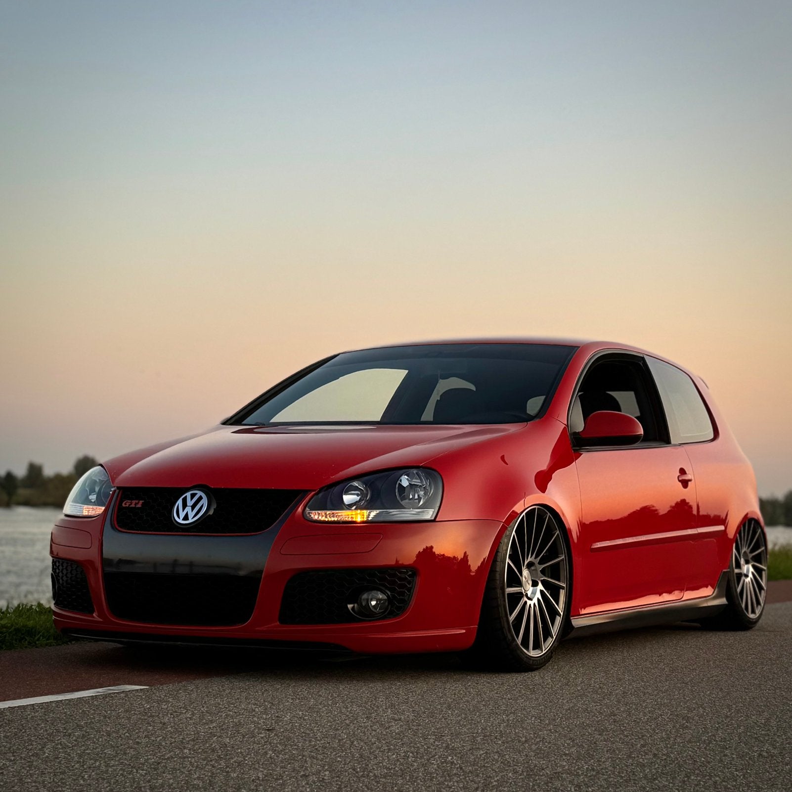 Golf 5 GTI, Auto's, Voorwielaandrijving, Stof, Zwart, 4 cilinders