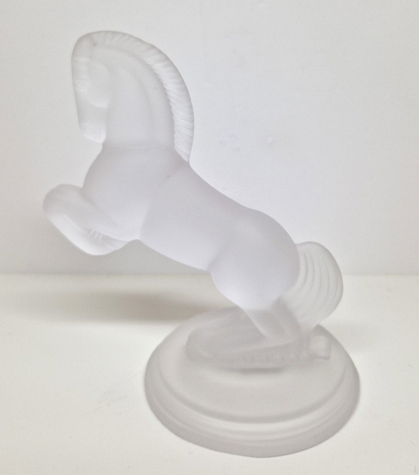 Presse-papier glazen paard Art Deco 1987 The Franklin Mint., Ophalen