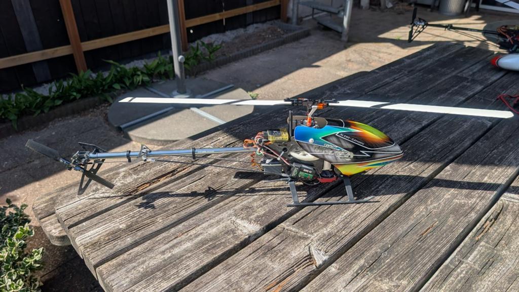 HobbyKing T-Rex 450 RC helicopter, Ophalen