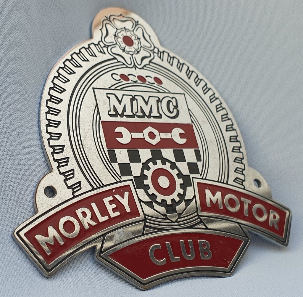 Metalen clubembleem van de Morley Motor Club (MMC), Verzenden, Zo goed als nieuw, Motoren