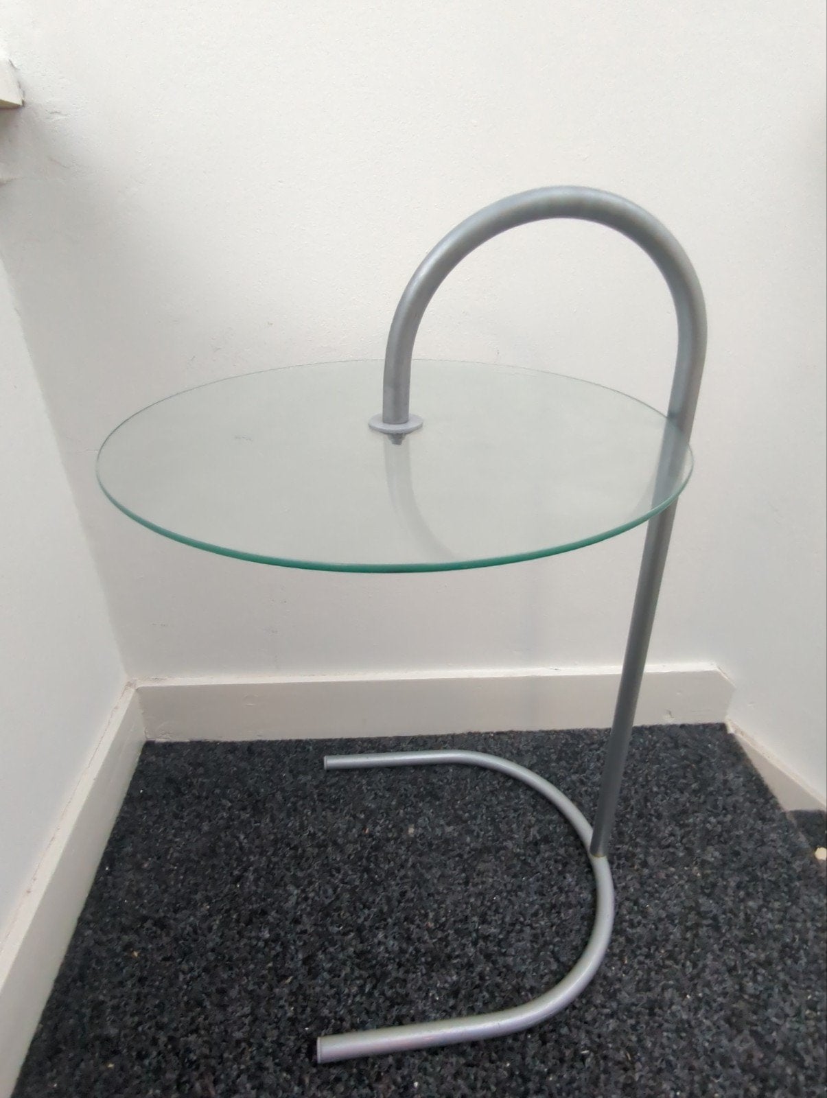 Vintage Tord Björlund Ikea RY side table., Minder dan 55 cm, Gebruikt, Rond, Glas