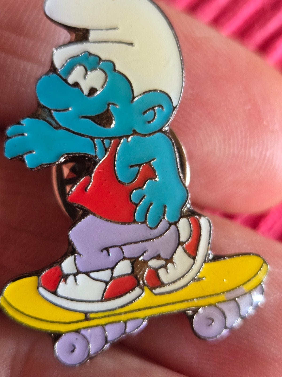 Oude smurf pin, Verzamelen, Ophalen of Verzenden