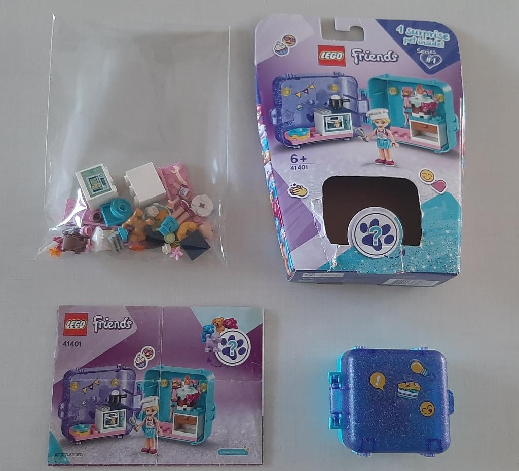 Lego Friends 41401: Stephanies speelkubus, Compleet, Gebruikt, Lego, Friends