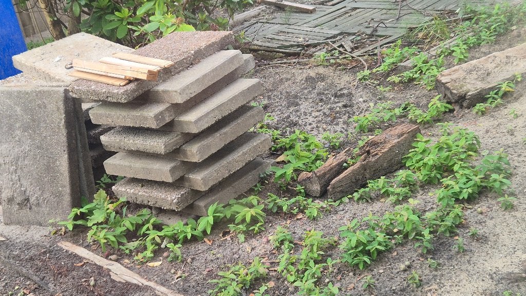 Tuintegel, Tuin en Terras, Ophalen, Gebruikt, 5 tot 10 m², Beton